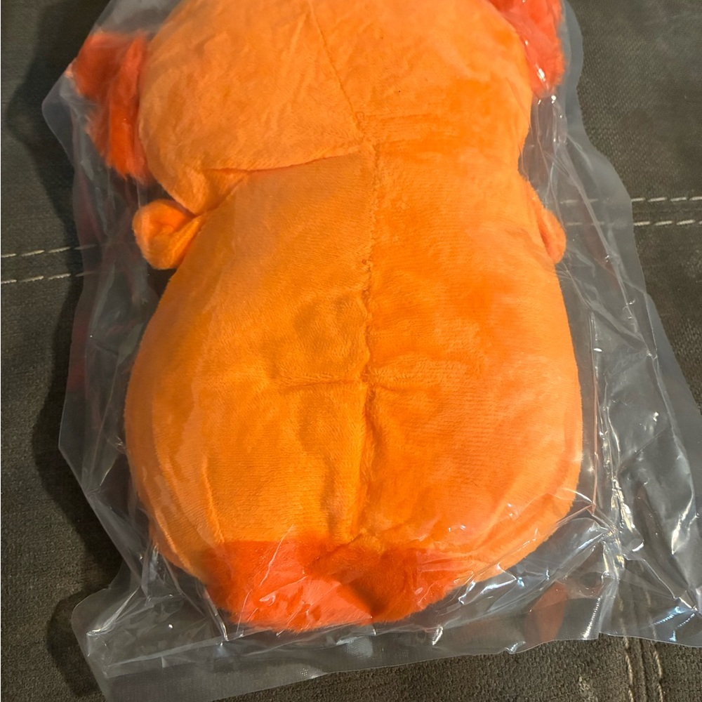 Super Soft Source Unknown Orange Plush Stuffed Animal - Picture 2 of 3